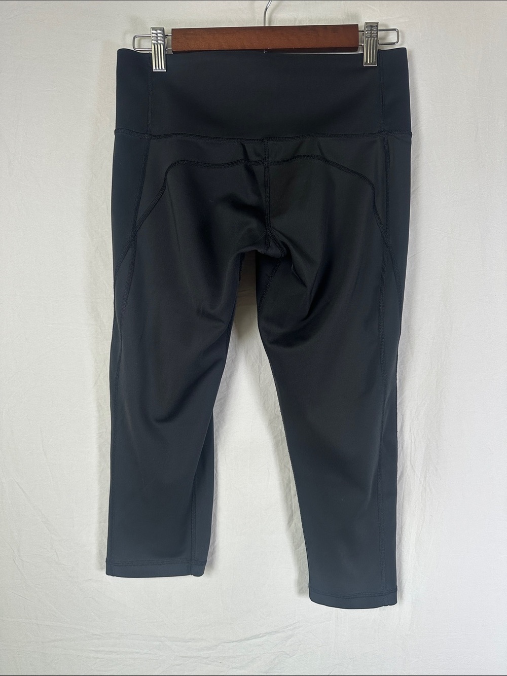 Adidas Black Capri Leggings with High Waistband capri leggings - Picture 2 of 2